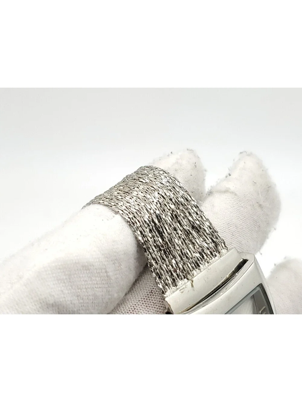 NY&C Quartz Womens Watch New Battery Silver Tone Chain Band 30mm